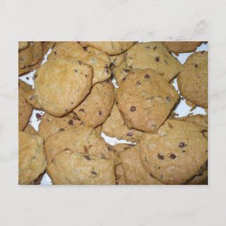Chocolate Chip Oatmeal Cookies Postcard
