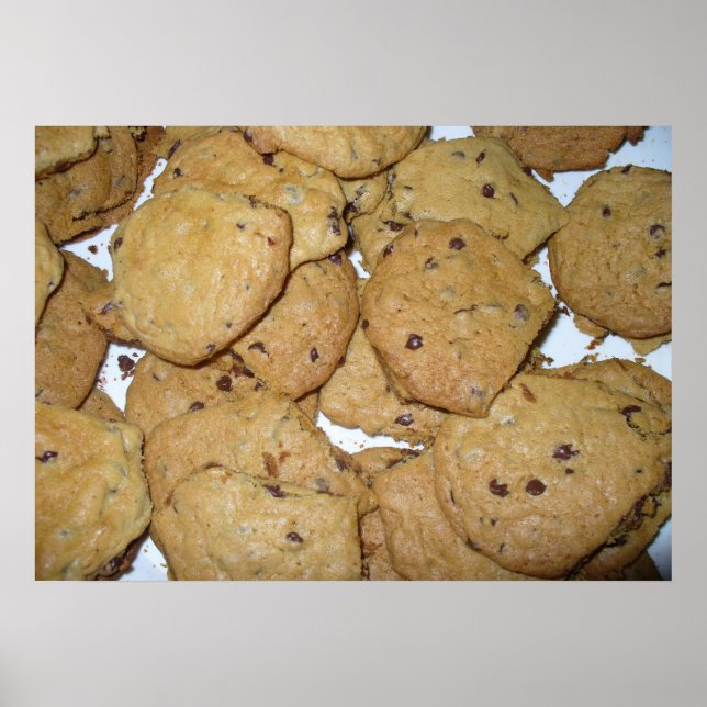 Chocolate Chip Oatmeal Cookies Print (Front)