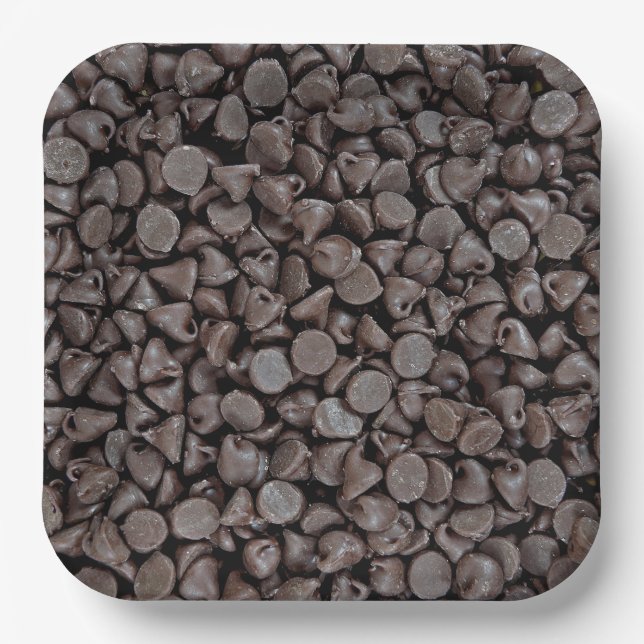 Chocolate Chips  Collection  Paper Plate (Front)