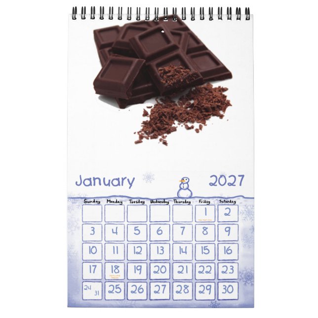 Chocolate, Chocolate Calendar (Jan 2027)
