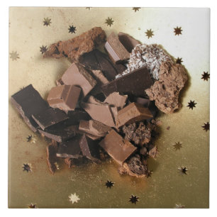 Chocolate chunks tile