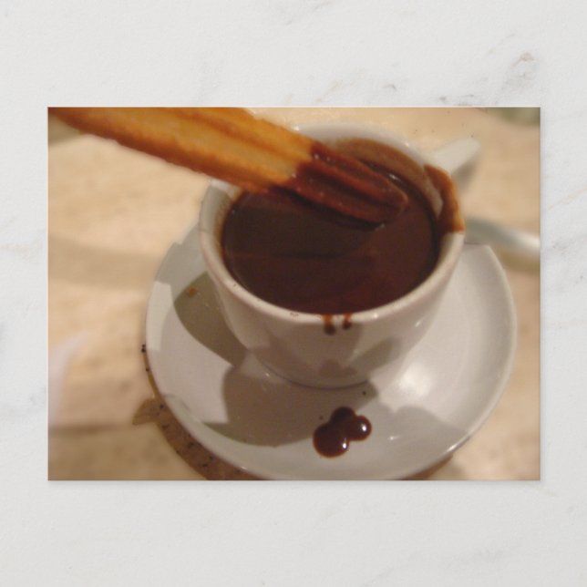Chocolate & Churros Postcard (Front)