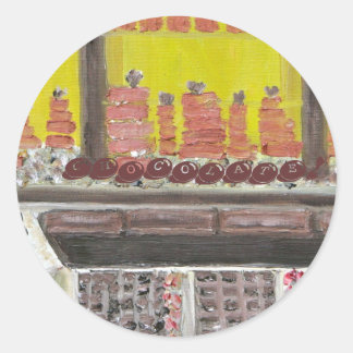Chocolate! Classic Round Sticker
