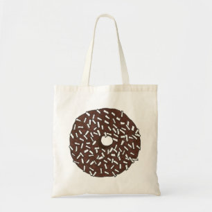 Chocolate Coconut Doughnut Doughnut Foodie Tote Bag