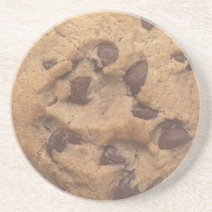 Chocolate cookie coaster