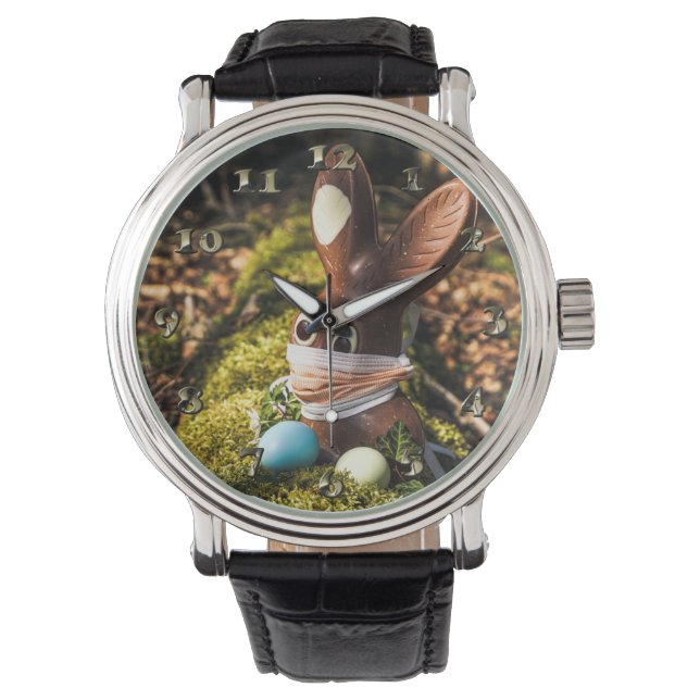 Chocolate Corona Easter Bunny Watch (Front)