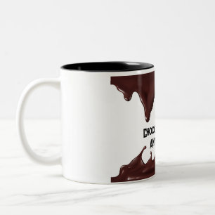 Chocolate Covered Anything Day Two-Tone Coffee Mug