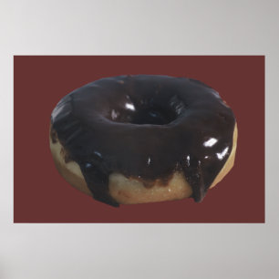 Chocolate Covered Doughnut Poster