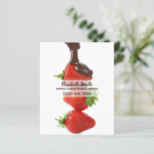 Chocolate Covered Strawberries Business Stationery