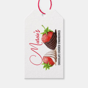 Chocolate Covered Strawberries Gift Tags