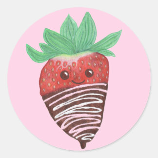 Chocolate Covered Strawberry Stickers
