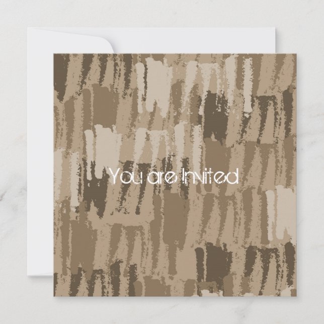 Chocolate Cream Baby Shower Invitation (Front)