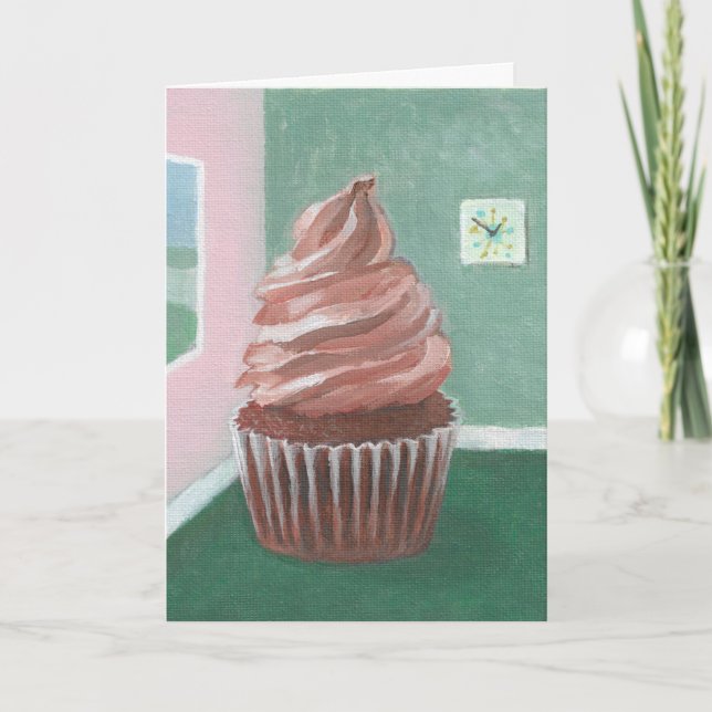 Chocolate Cupcake Card (Front)