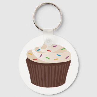 Chocolate Cupcake Key Ring