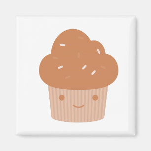Chocolate Cupcake Magnet