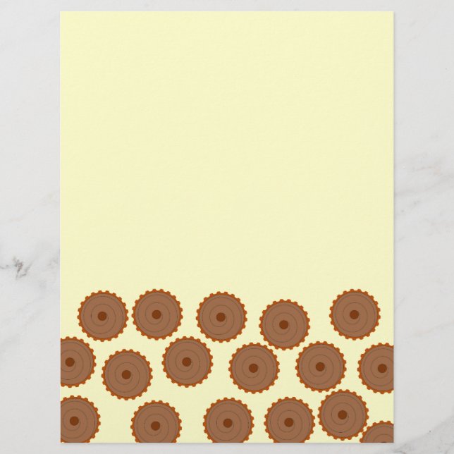 Chocolate Cupcake Pattern. (Front)