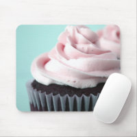 Chocolate Cupcake Pink Vanilla Frosting
