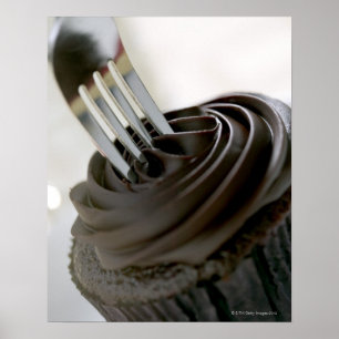 Chocolate cupcake poster
