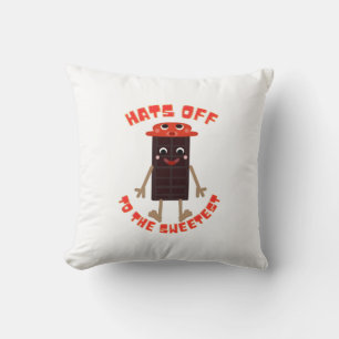 Chocolate day design  cushion