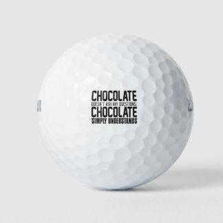 Chocolate Doesn't Ask Any Questions: Chocolate Sim Golf Balls