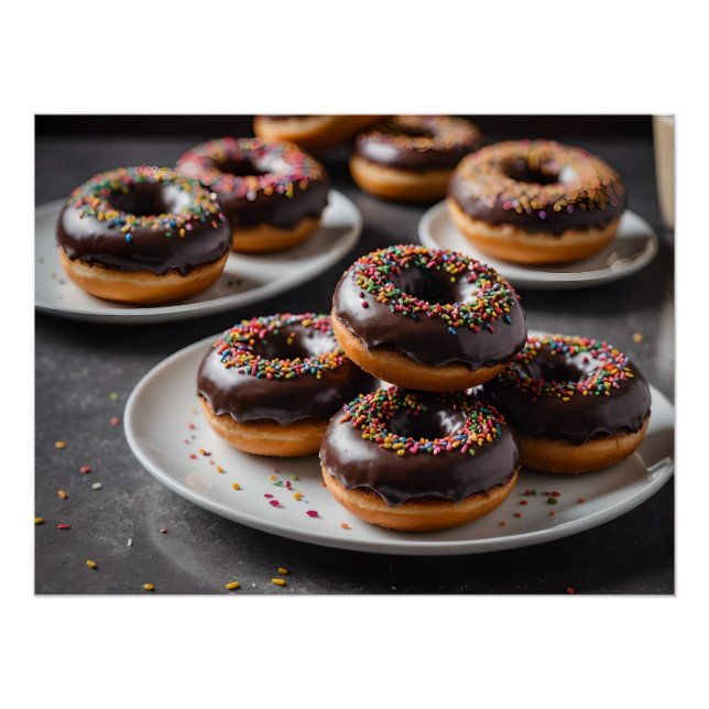 Chocolate Donuts Poster (Front)