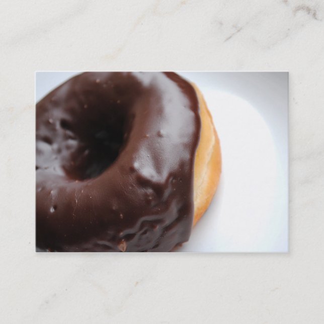 Chocolate Doughnut Business Cards (Front)