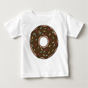 Chocolate Doughnut, Doughnut, Glaze, Icing, Sprink Baby T-Shirt