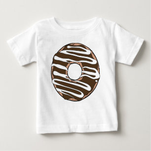 Chocolate Doughnut, Doughnut, Icing, Frosting, Gla Baby T-Shirt