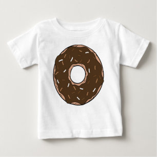Chocolate Doughnut, Doughnut, Icing, Glaze, Sprink Baby T-Shirt
