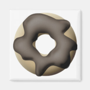 Chocolate Doughnut Magnet
