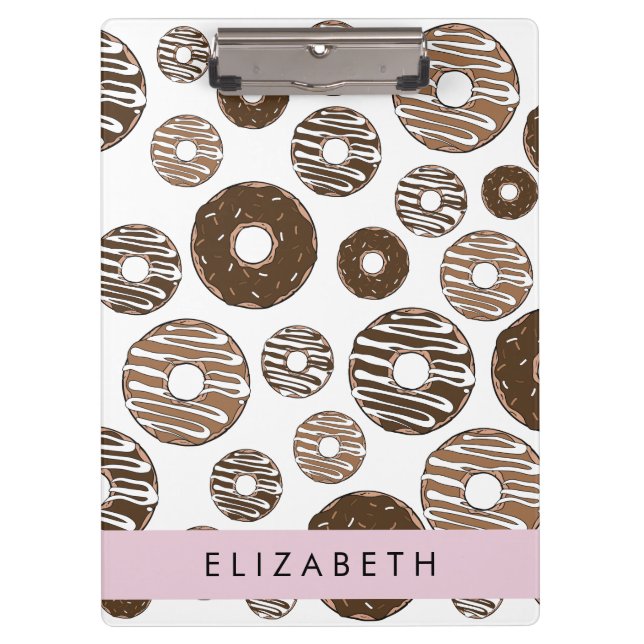 Chocolate Doughnuts, Caramel Doughnuts, Icing, You Clipboard (Front)