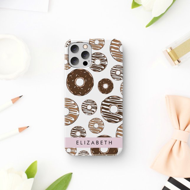 Chocolate Doughnuts, Caramel Doughnuts, Icing, You iPhone 16 Case (Creator Uploaded)