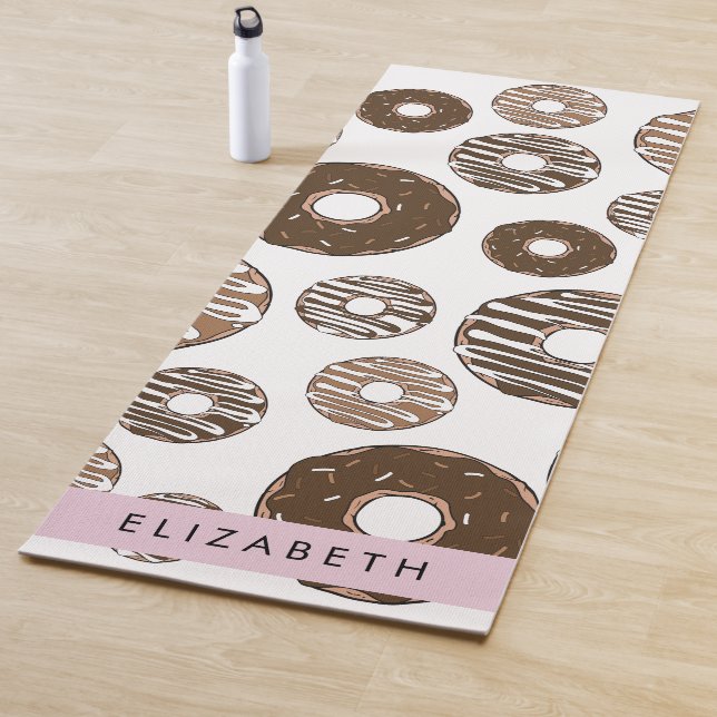 Chocolate Doughnuts, Caramel Doughnuts, Icing, You Yoga Mat (In Situ)