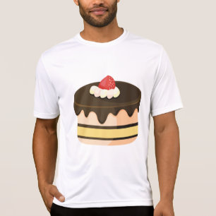 Chocolate Drip Cake with Strawberry T-Shirt