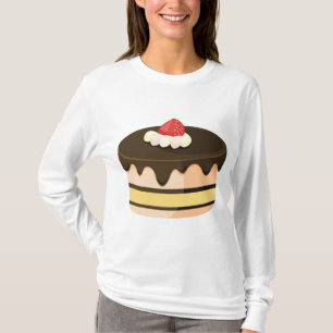 Chocolate Drip Cake with Strawberry T-Shirt