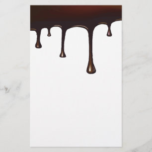 Chocolate Drip Set Stationery