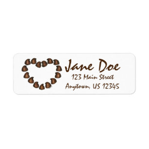 Chocolate Drop Candy Heart Valentine's Day Sweets