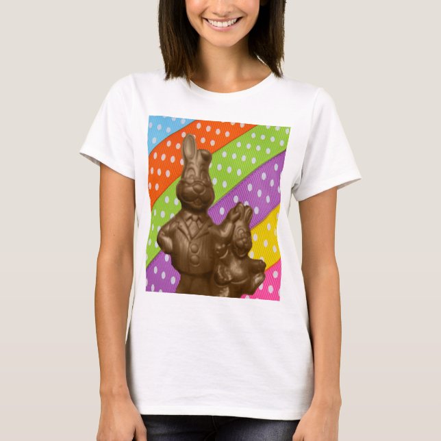 Chocolate Easter Bunnies T-Shirt (Front)