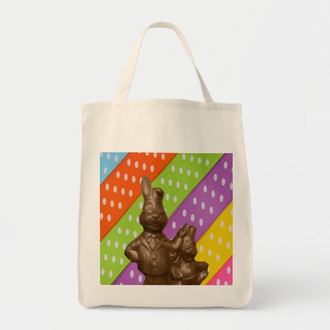 Chocolate Easter Bunnies Tote Bag (Front)