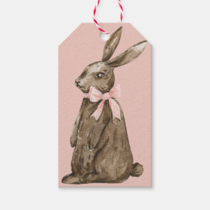 Chocolate Easter Bunny Gift Tags
