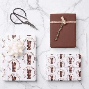 Chocolate Easter Bunny – I’m Just Here For The... Wrapping Paper Sheet