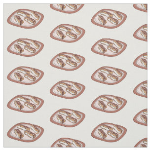 Chocolate eclair cartoon illustration fabric