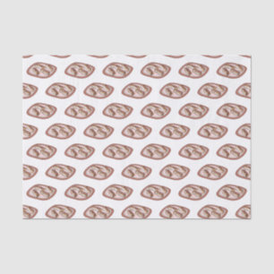 Chocolate eclair cartoon illustration tissue paper