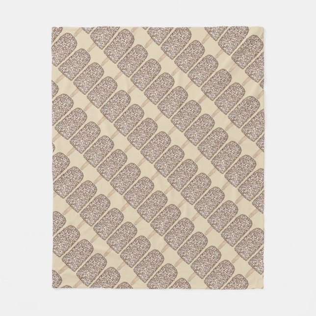 Chocolate Eclair Ice Cream Popsicle Blanklet Fleece Blanket (Front)