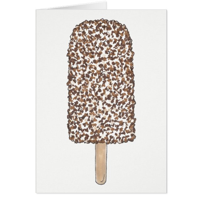Chocolate Eclair Ice Cream Popsicle Dessert Foodie (Front)