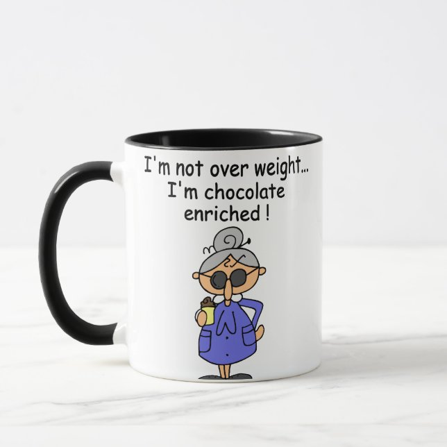 Chocolate Enriched Humour Mug (Left)
