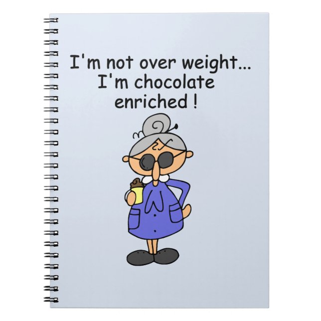 Chocolate Enriched Humour Notebook (Front)