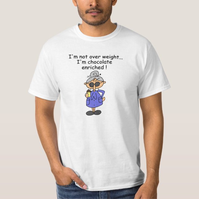 Chocolate Enriched Humour T-Shirt (Front)