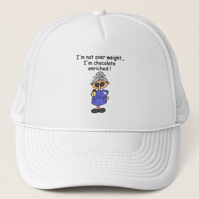 Chocolate Enriched Humour Trucker Hat (Front)