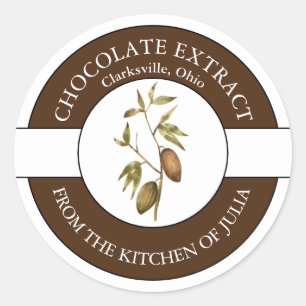 Chocolate Extract Label